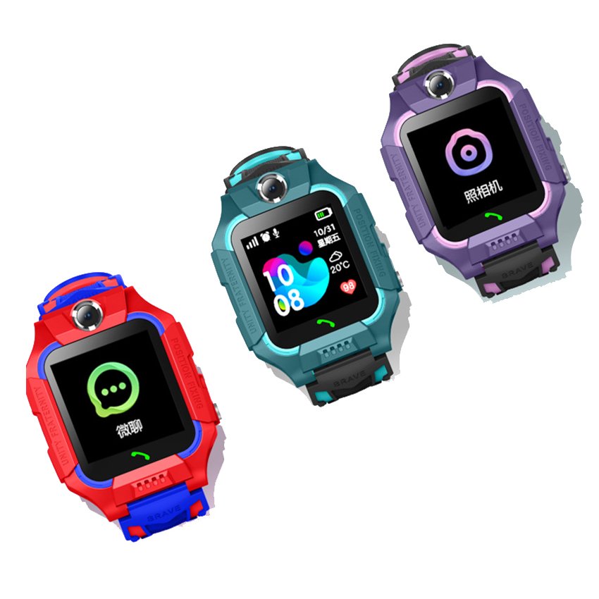 Z6f Children Wrist Alarm Kid Smartwatch With GPS Tracker And Video Call Phone Waterproof Camera Flip 4g Kids Smart Watch
